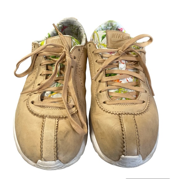 Nike Tan Leather Cortez Sneakers Size 8.5 - Picture 2 of 7